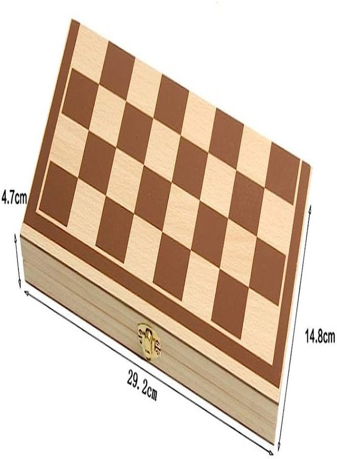 Tima Chess Sets - 11.5 Inch Wooden Chess Set Board Game for Adults and Kids 2 Players - Image 4